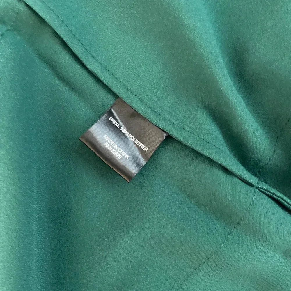 House of Harlow 1960 x Revolve Ramsey Fringe Jacket in Emerald Green - Picture 6 of 8